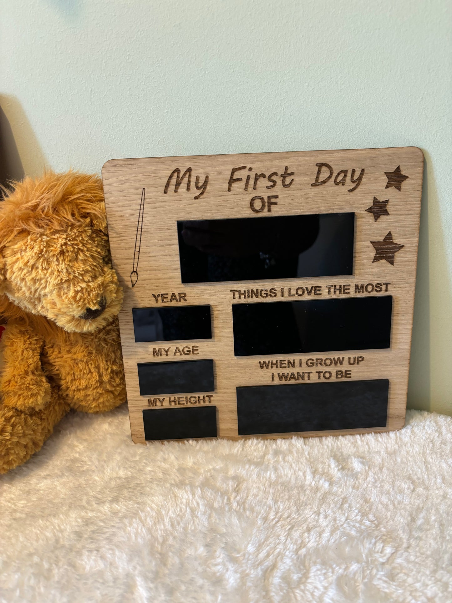‘My First Day Of’ Memory Board