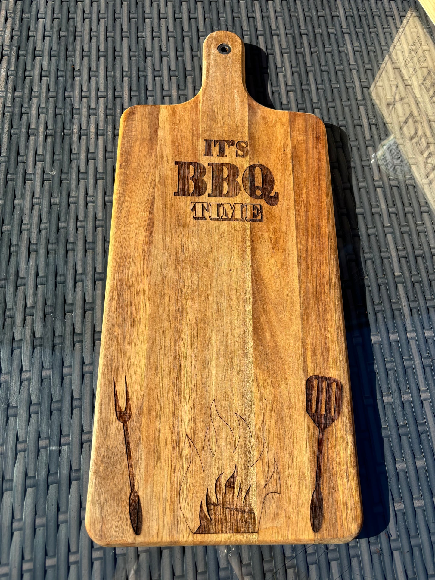It’s BBQ Time Wooden Board