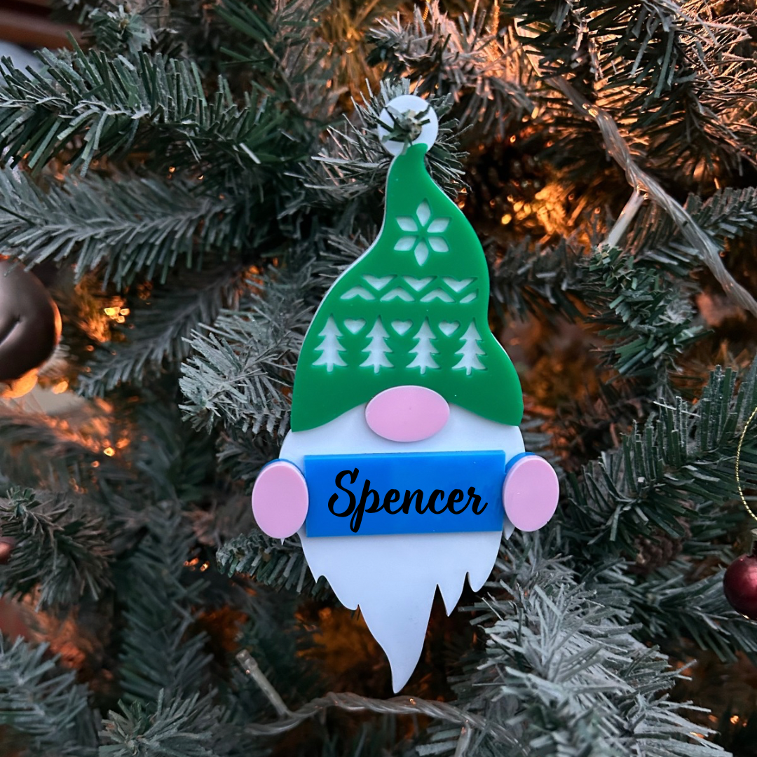 Personalised Gonk Tree Decoration