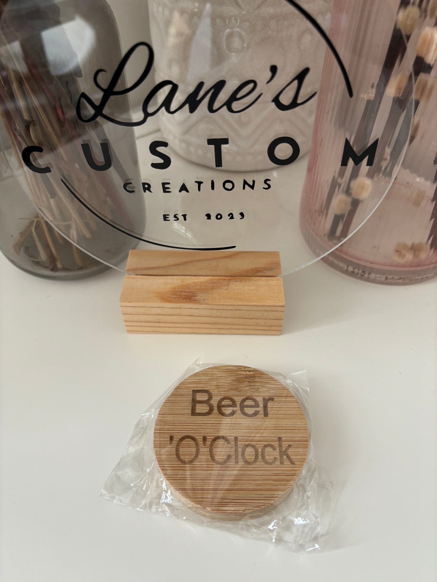 Wooden Bottle Opener & Magnet