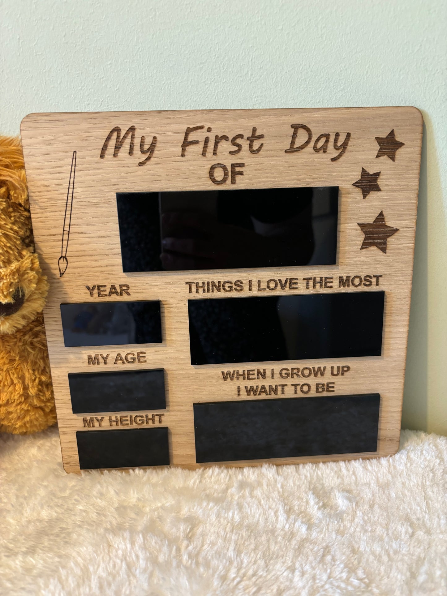 ‘My First Day Of’ Memory Board