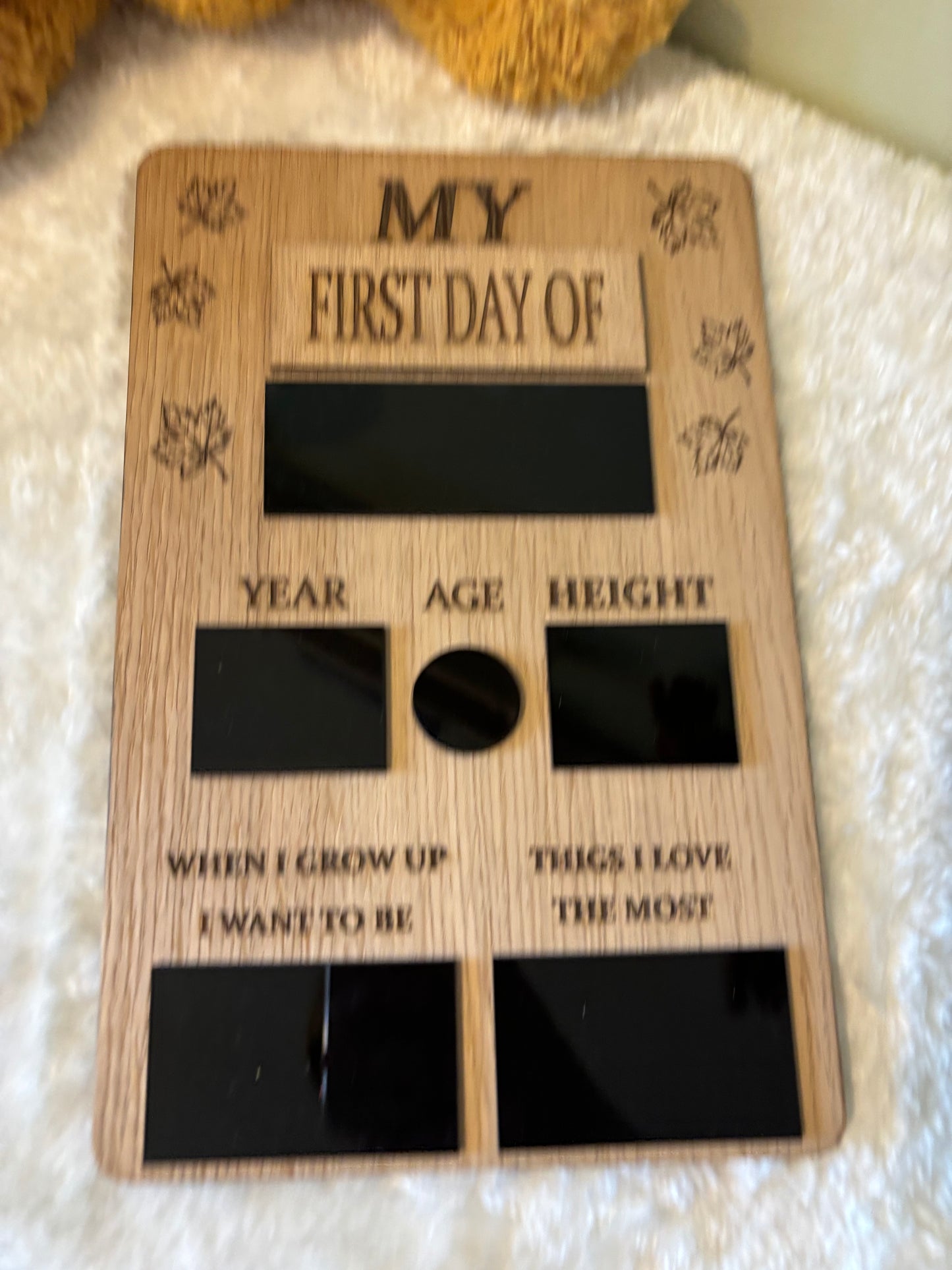 ‘My First Day/ Last Day of’ Memory Board