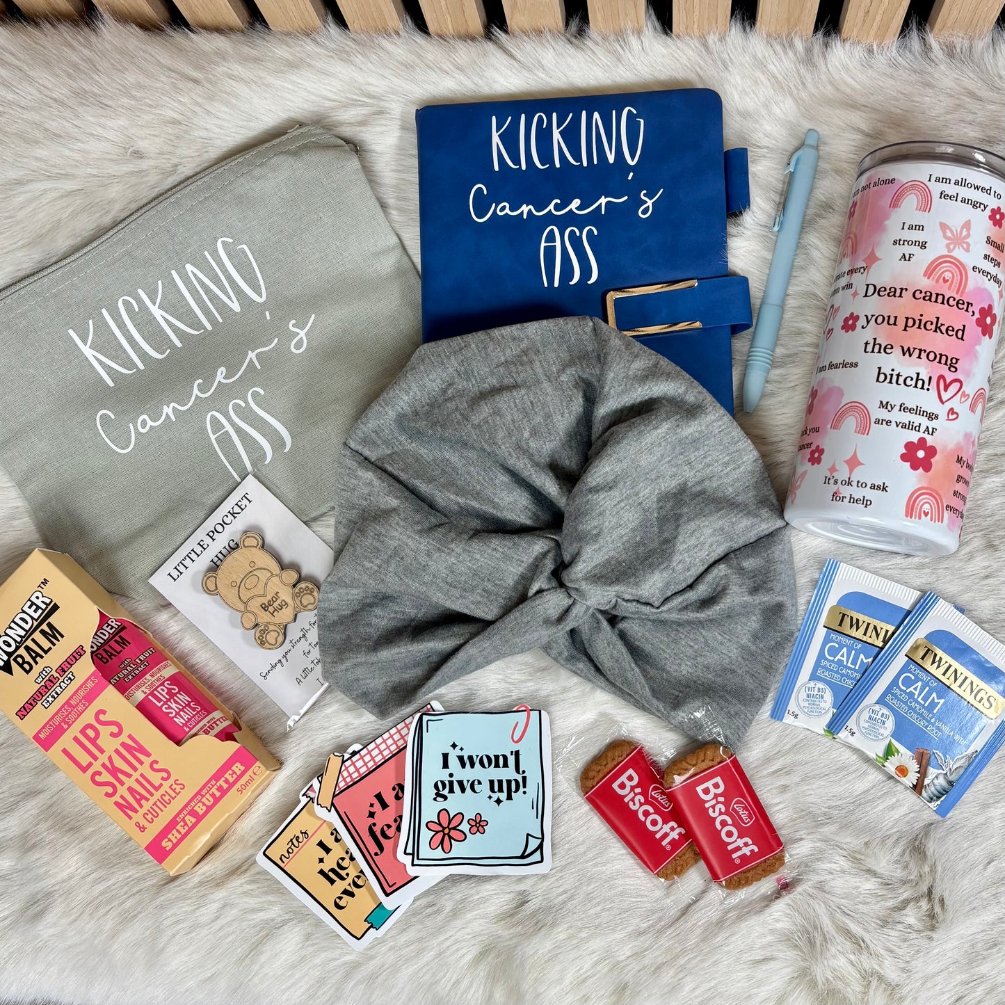 The Strength & Calm Cancer Care Kit - Blue Edition