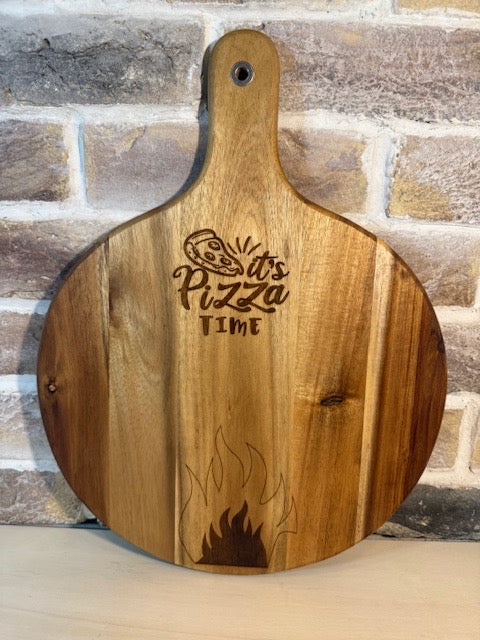 It’s Pizza Time Wooden Board