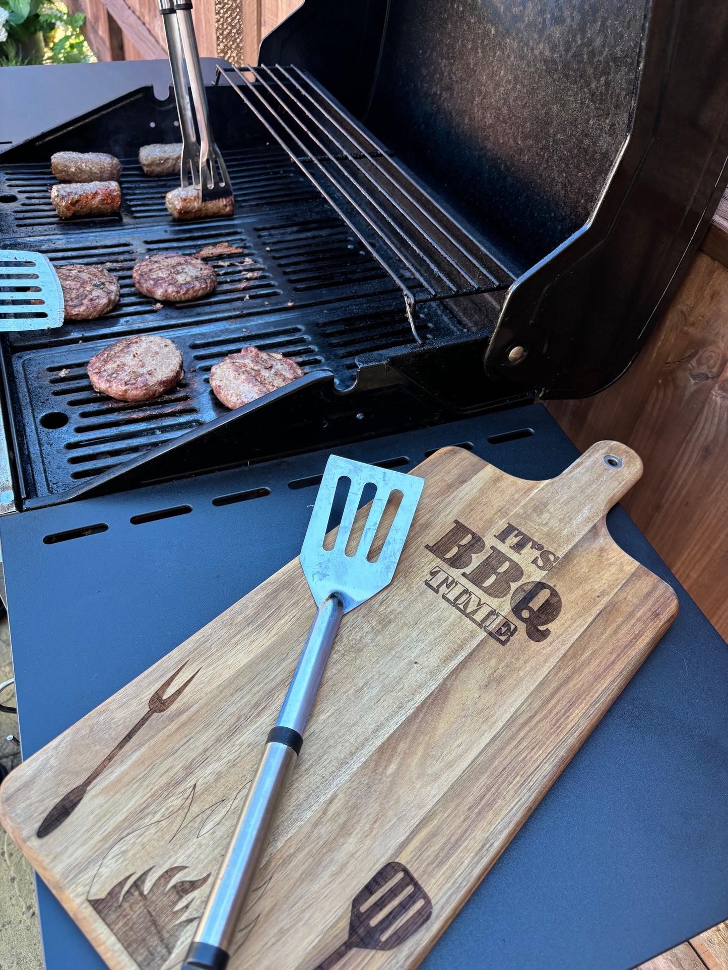 It’s BBQ Time Wooden Board