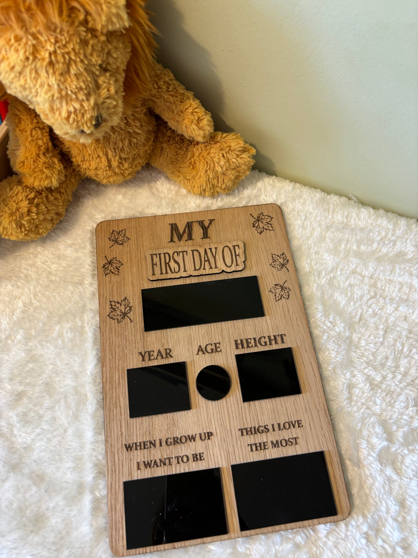 ‘My First Day/ Last Day of’ Memory Board