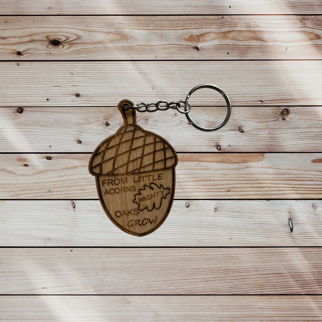 Acorn Teacher Gift Keyring