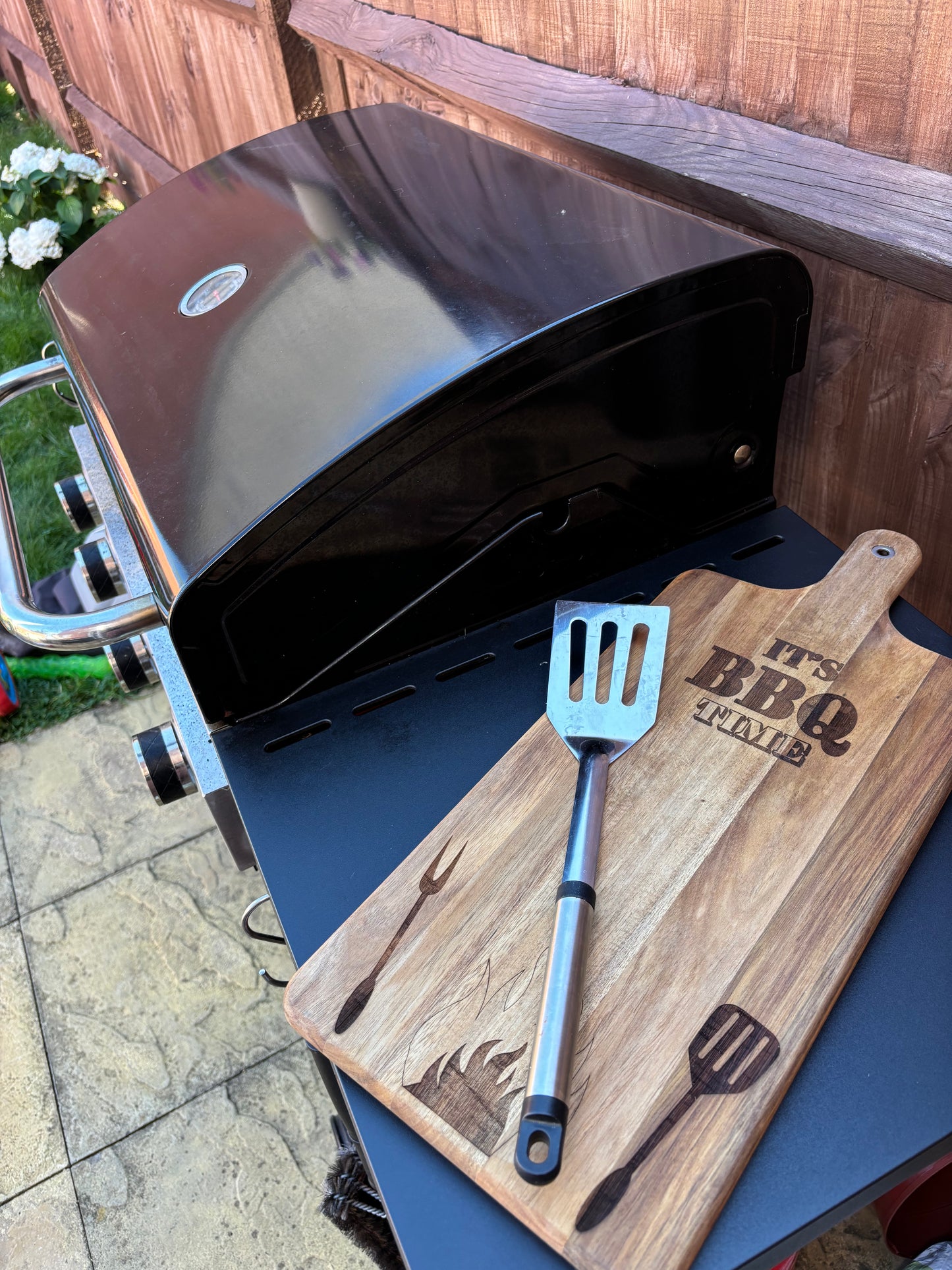 It’s BBQ Time Wooden Board