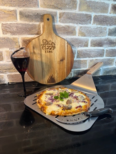 It’s Pizza Time Wooden Board