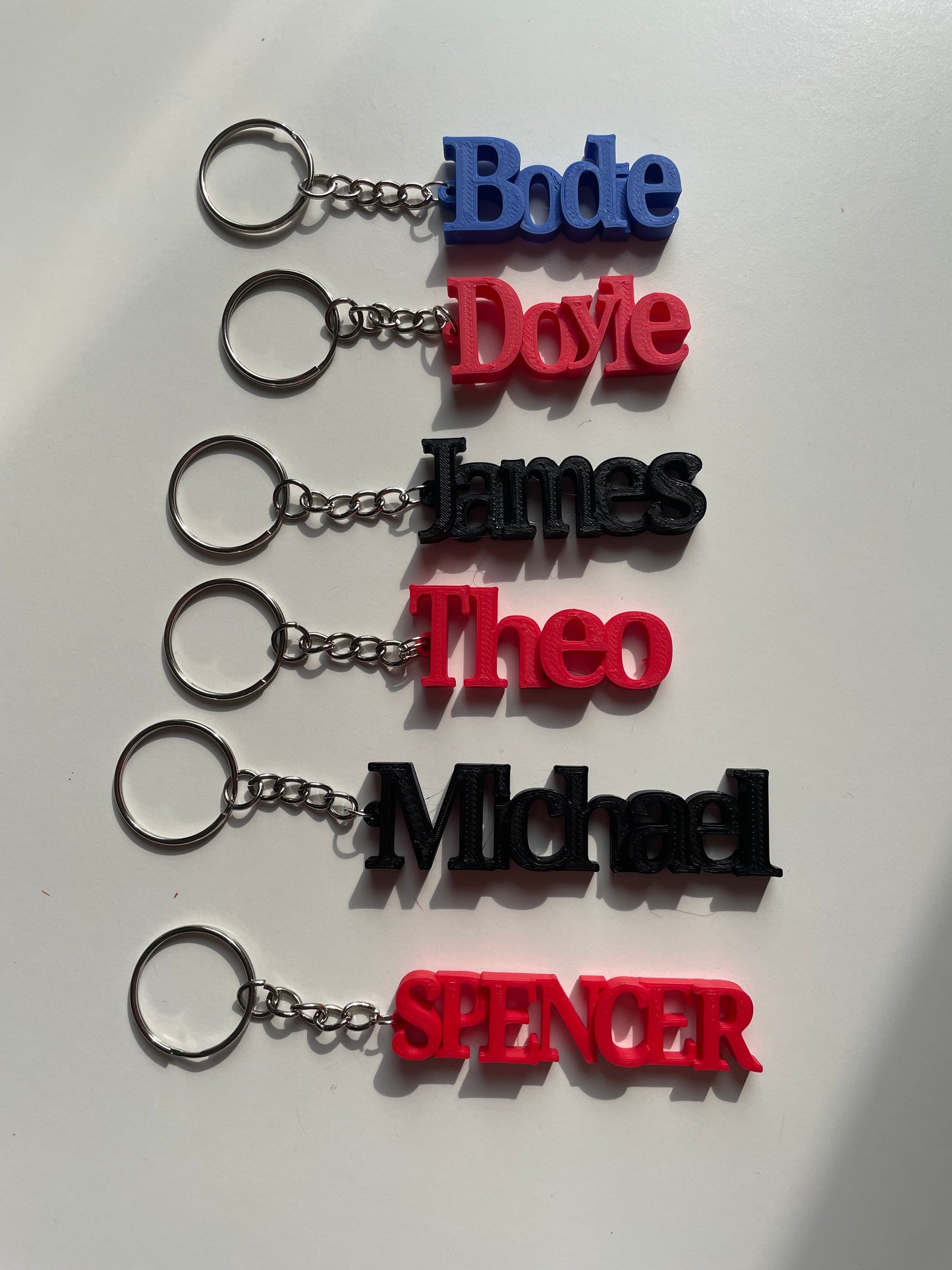 Personalised Name Keyring