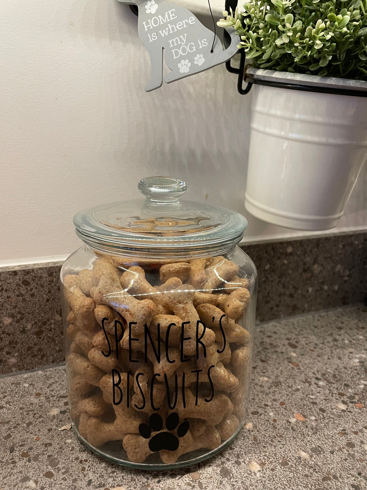 Personalised Pet Biscuit Jar