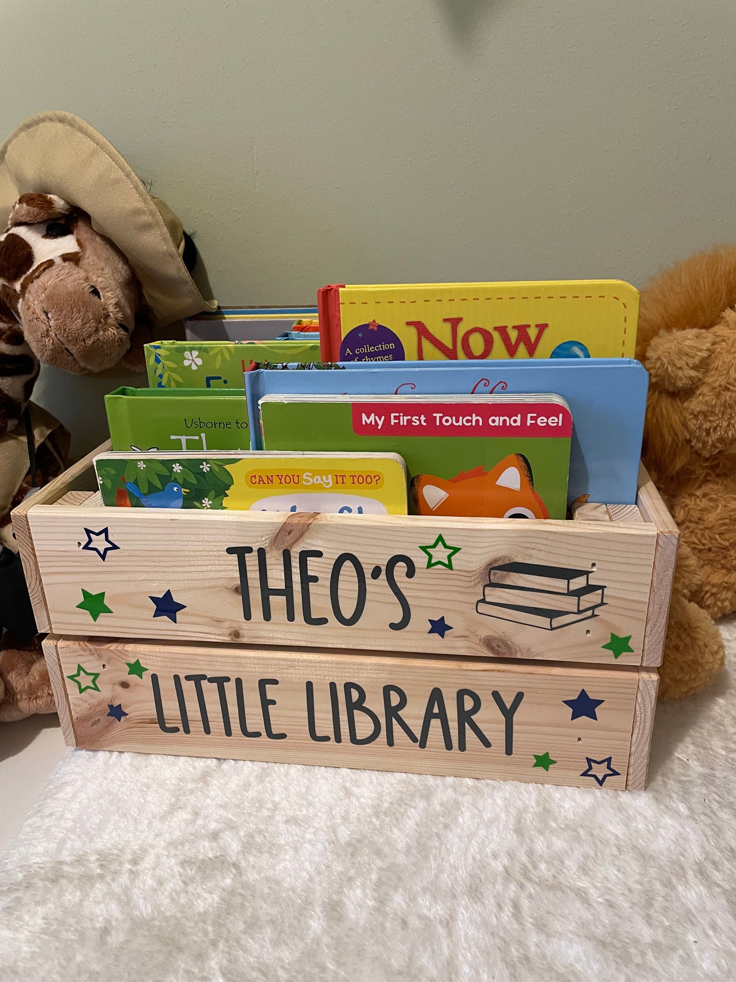 Little Library Book Crate