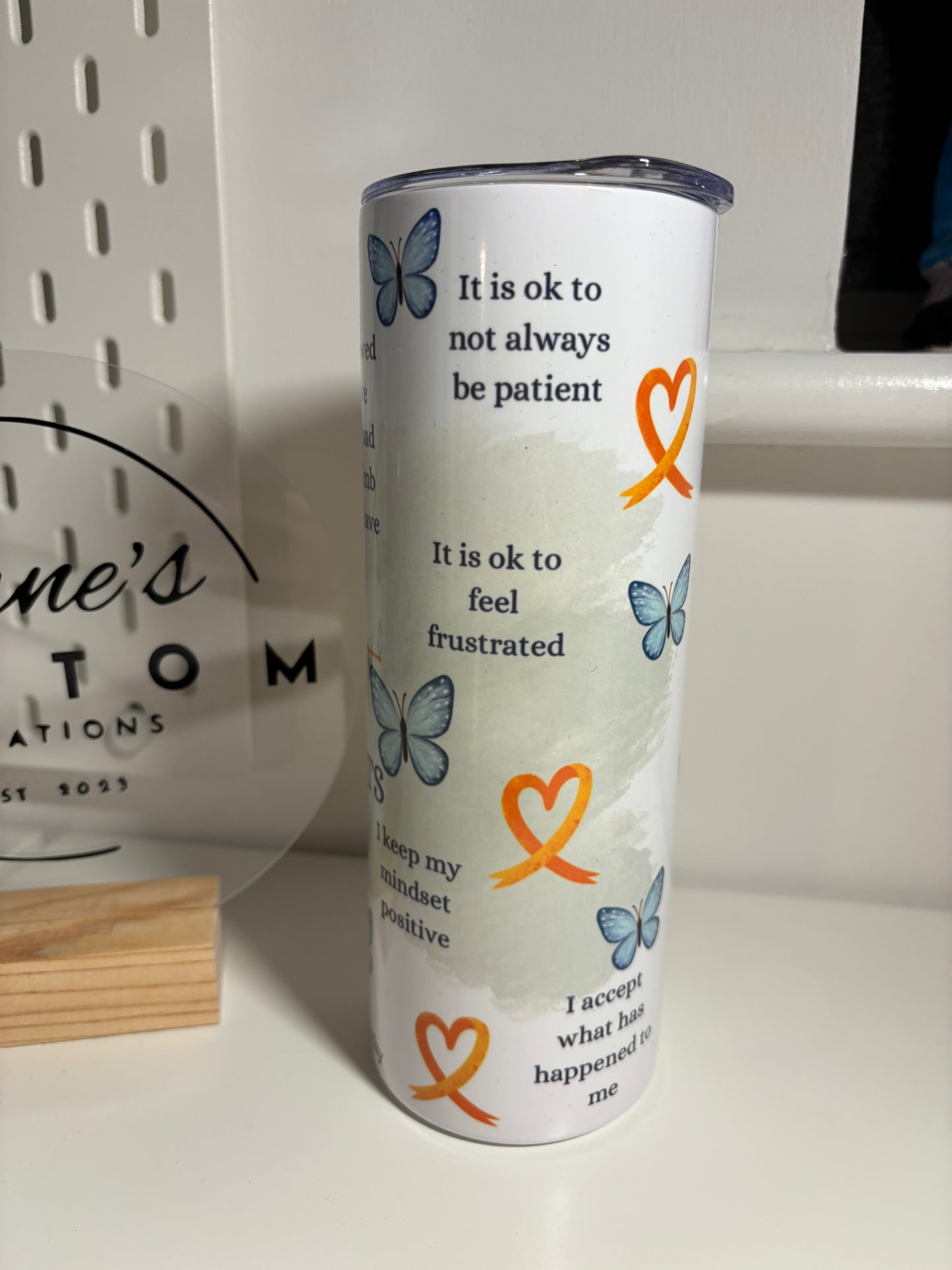 Live Without Limits Affirmations Tumbler