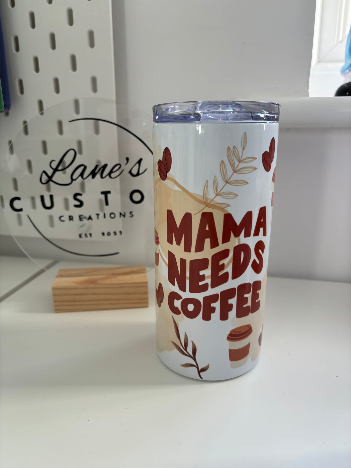 Mama Needs Coffee Stainless Steel Tumbler