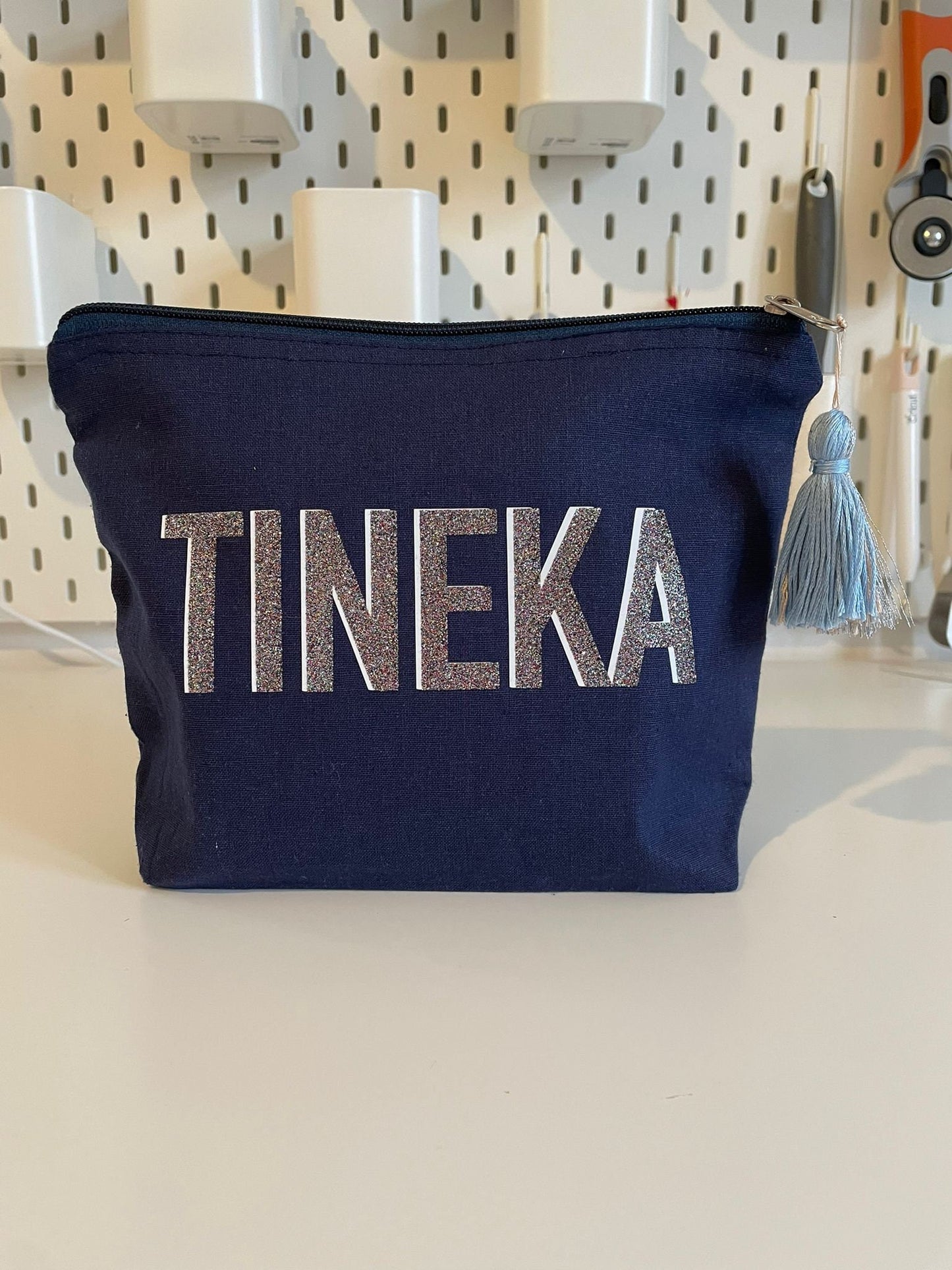 Personalised Cotton Zip Pouch