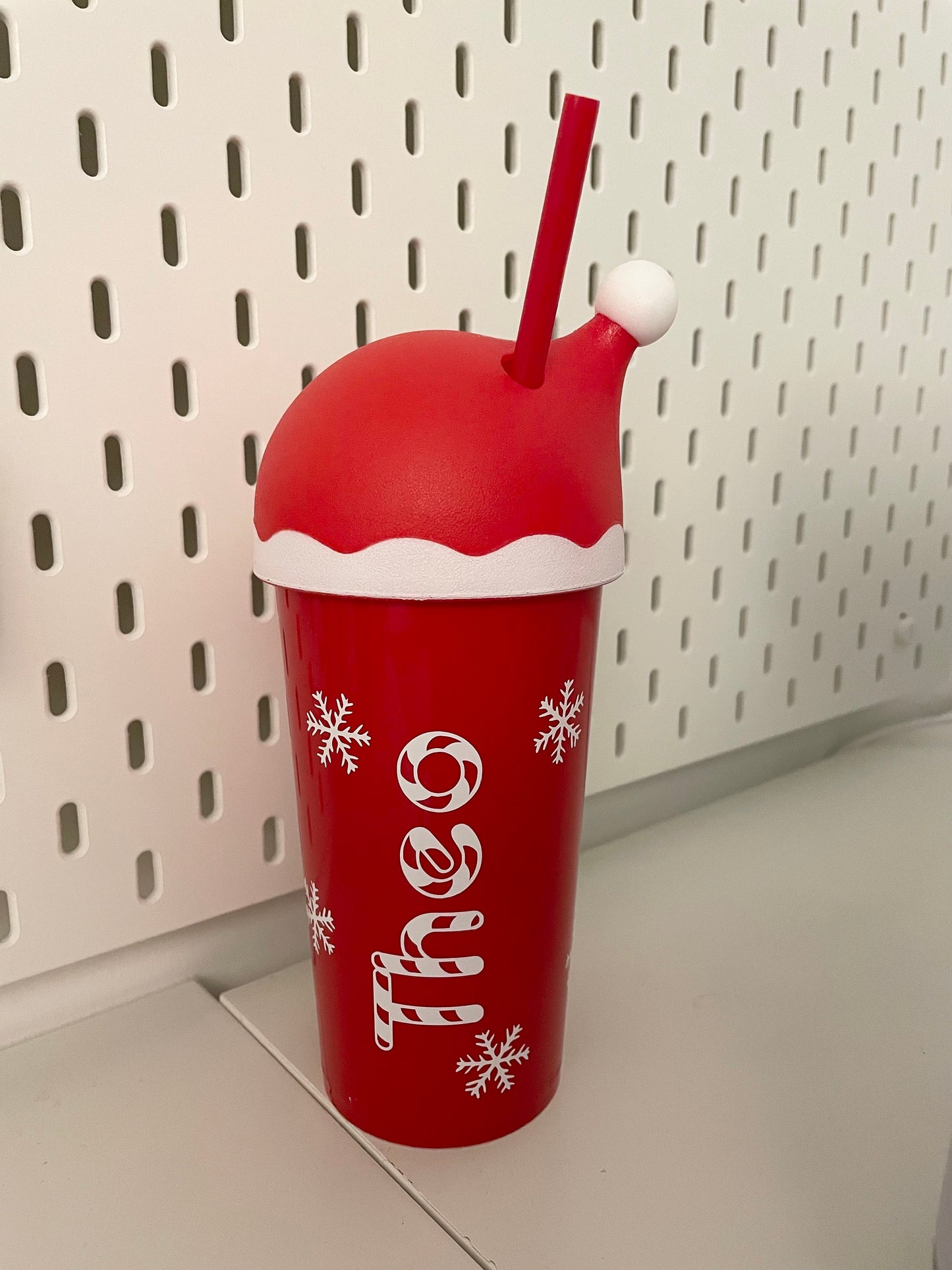 Personalised 20oz Santa Hat Cold Cup