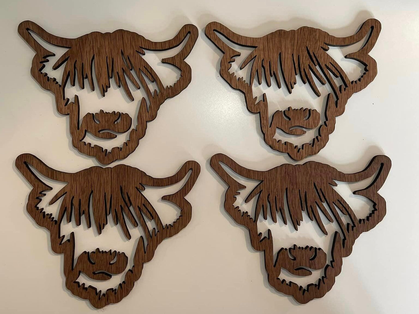 Scottish Highland Cow Coaster