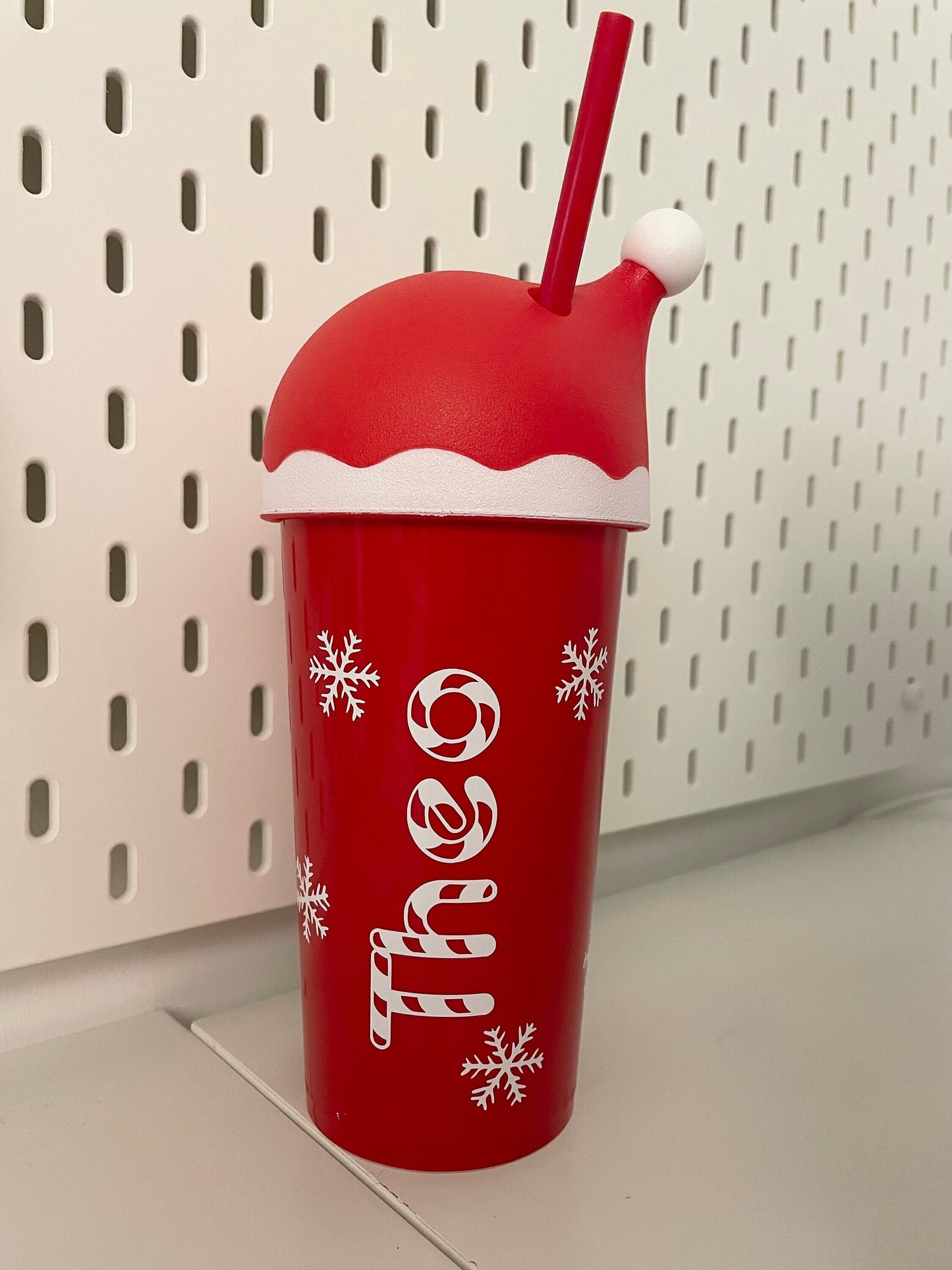 Personalised 20oz Santa Hat Cold Cup