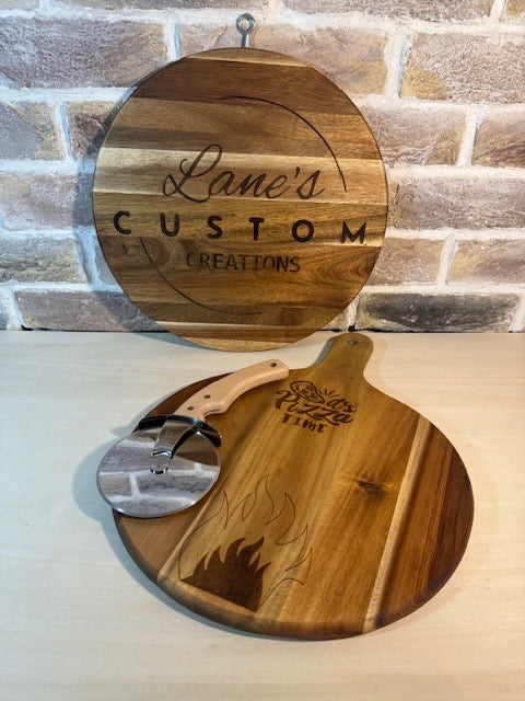It’s Pizza Time Wooden Board