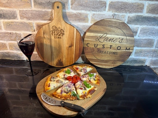 It’s Pizza Time Wooden Board
