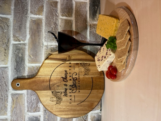 Wine & Cheese Large Serving Board