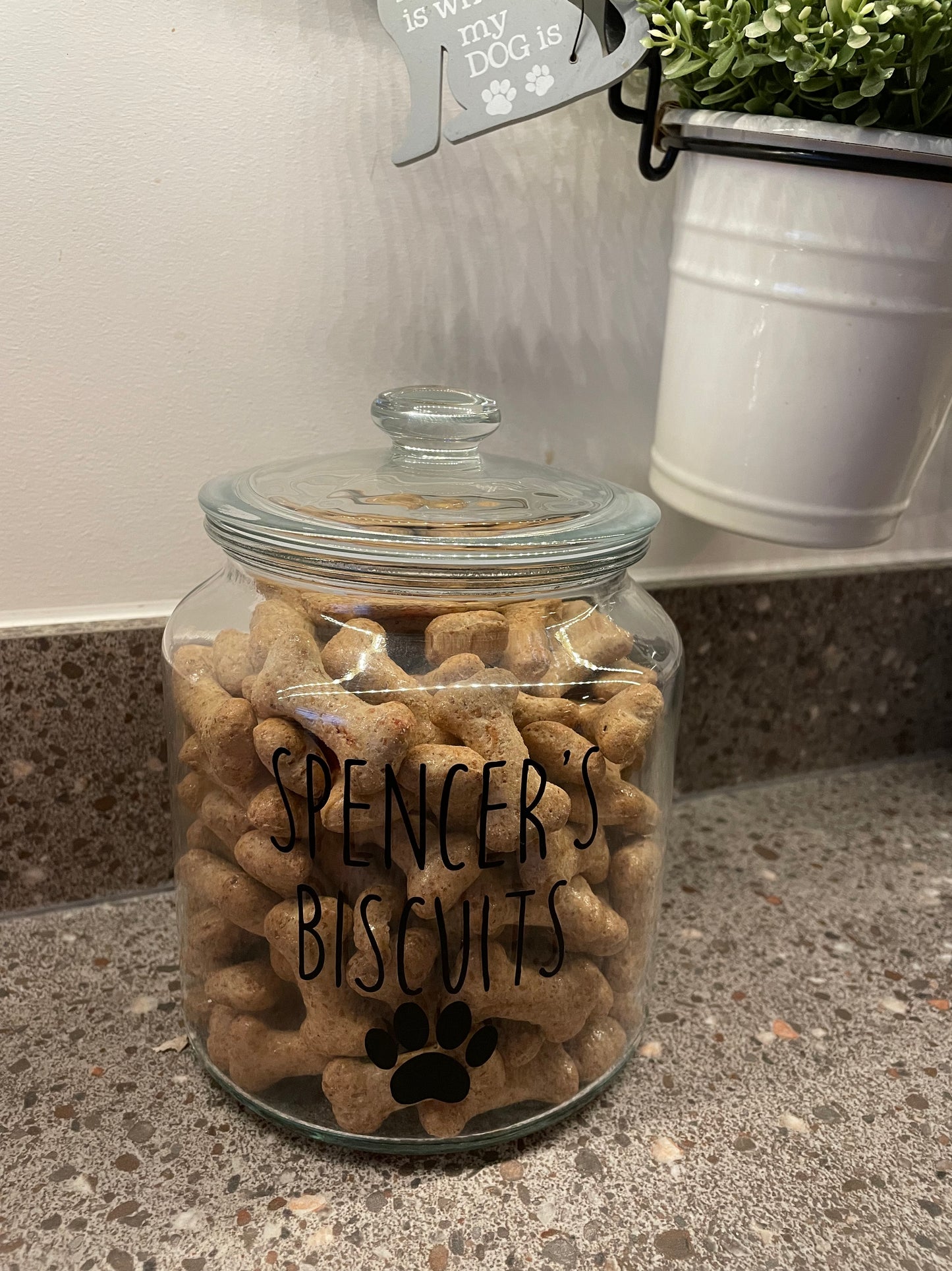 Personalised Pet Biscuit Jar