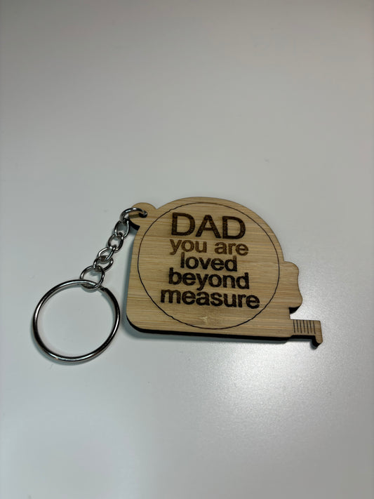 Loved beyond measure Keyring